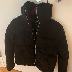 Fashionova Bomber corduroy black jacket Medium